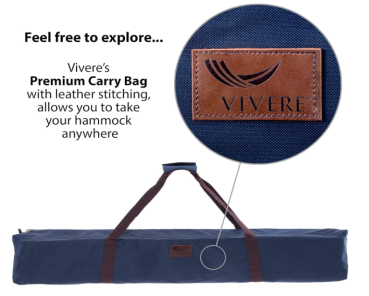 VIVERE Doppelhängematte Denim mit Gestell